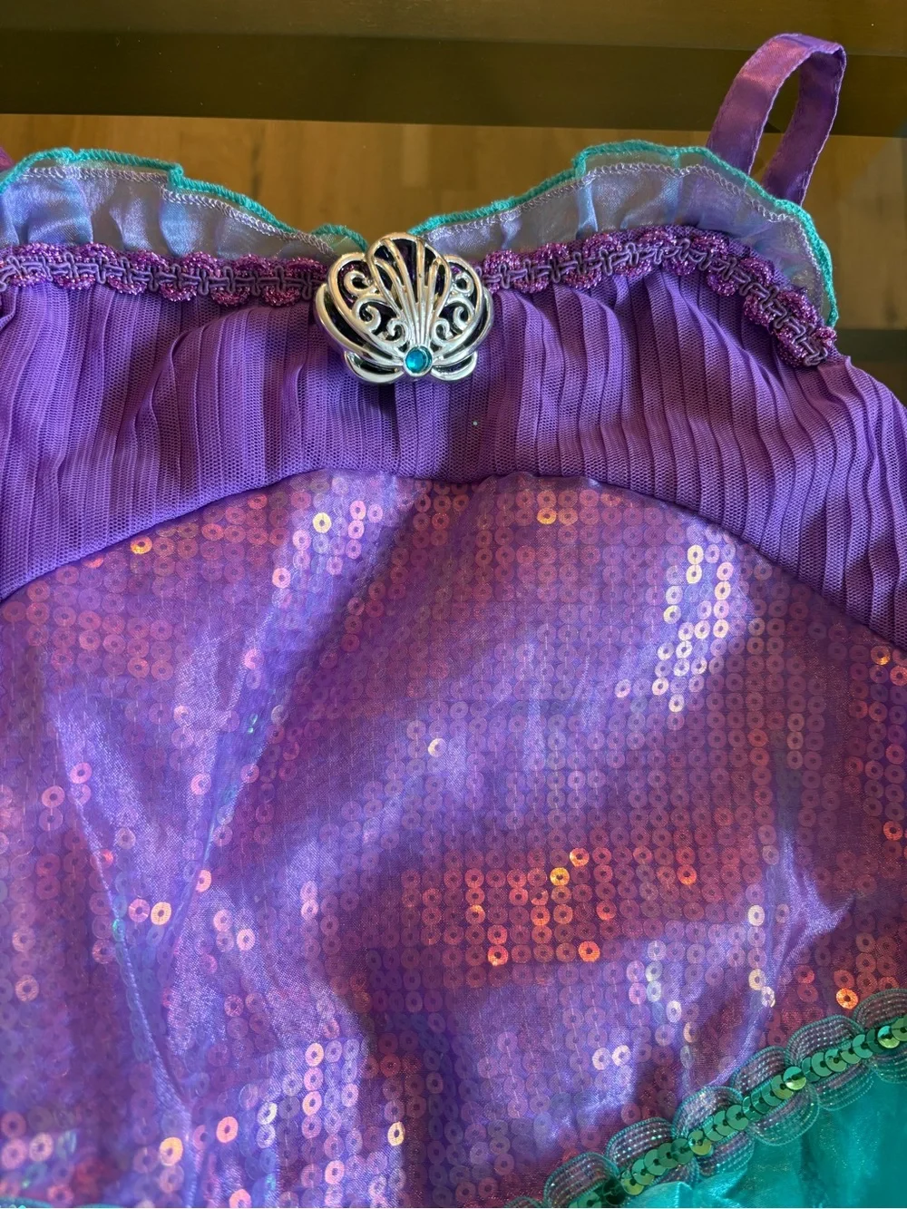 Purple & Teal Mermaid Dress-Up Costume for Kids size 5/6